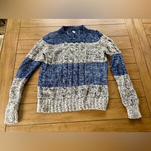 J.Crew Knit Cable Knit Fisherman’s Sweater, Size Large